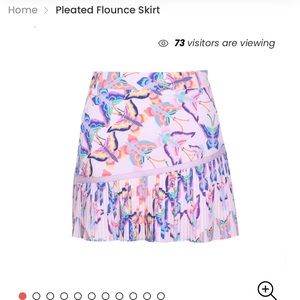 Great condition SUNVIEW golf skort skirt pleated colorful 42 please see sizing